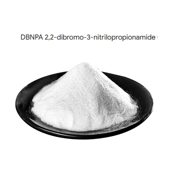 2 ، 2- dibromo -3- nitrilopropionamide dbnpa شیمیایی 99 ٪ بیوسیدهای پودر cas 10222-01-2