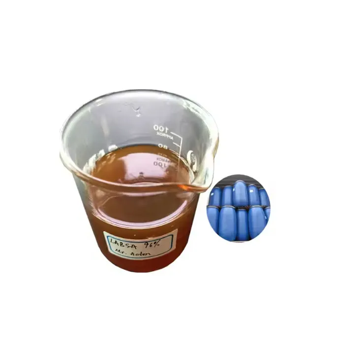 96 ٪ LABSA شیمیایی خطی آلکیل بنزن سولفونیک اسید برای مواد شوینده CAS 27176-87-0