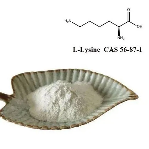 درجه غذا L-Lysine برای مکمل های غذایی CAS56-87-1} C6H14N2O2
