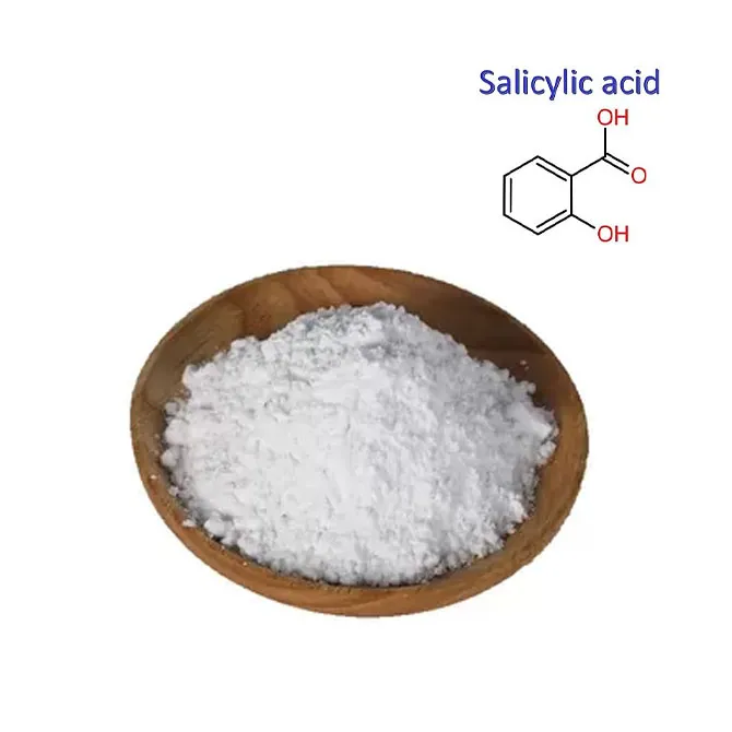 خلوص بالا 99 ٪ پودر اسید سالیسیلیک CAS 69-72-7