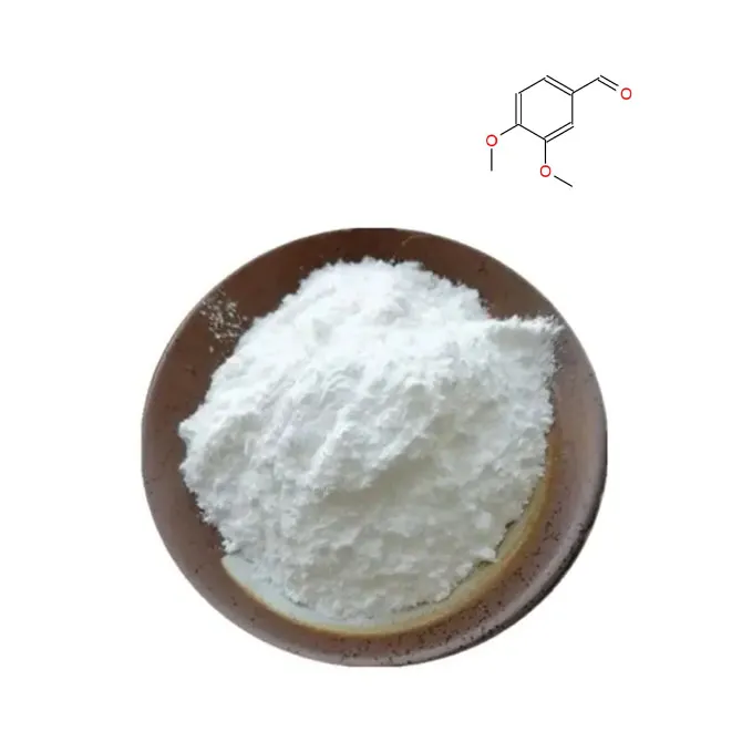 veratraldehyde یا 3 ، 4- dimethoxybenzaldehyde 99 ٪ پودر cas 120-14-9